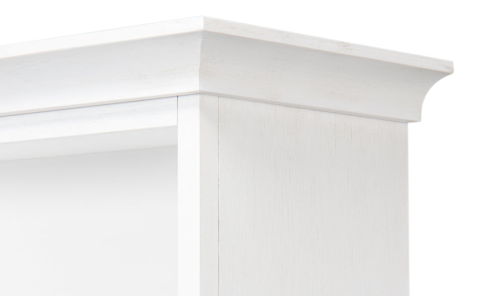 Open Shelf Bookcase Cortina White