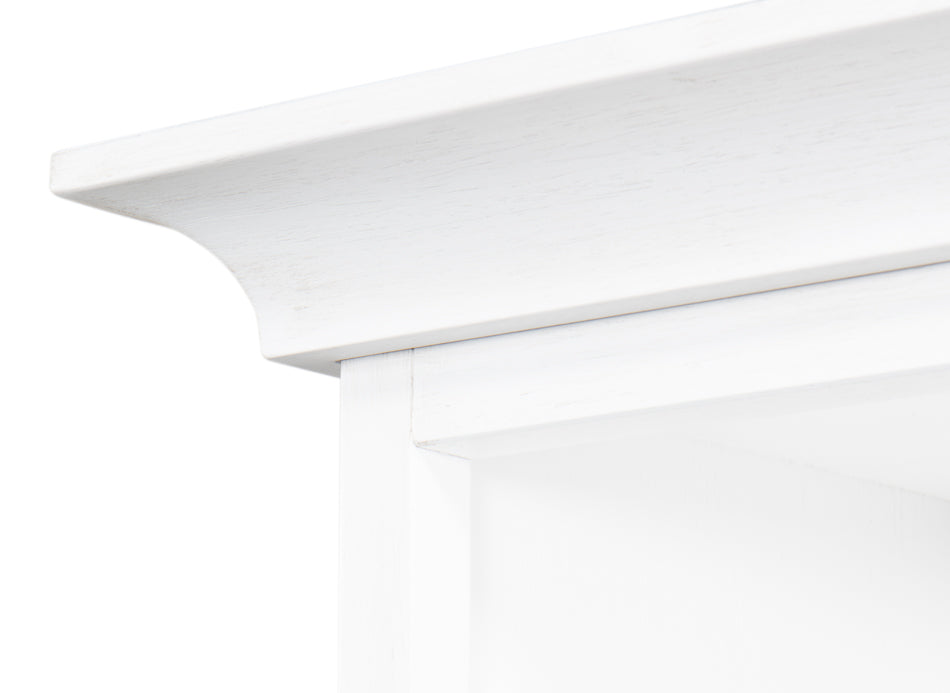 Open Shelf Bookcase Cortina White