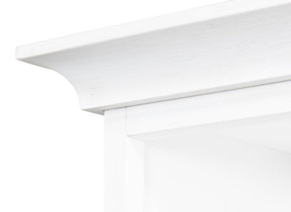 Open Shelf Bookcase Cortina White