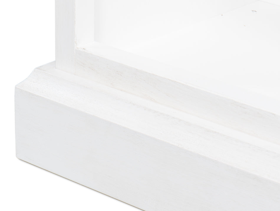 Open Shelf Bookcase Cortina White