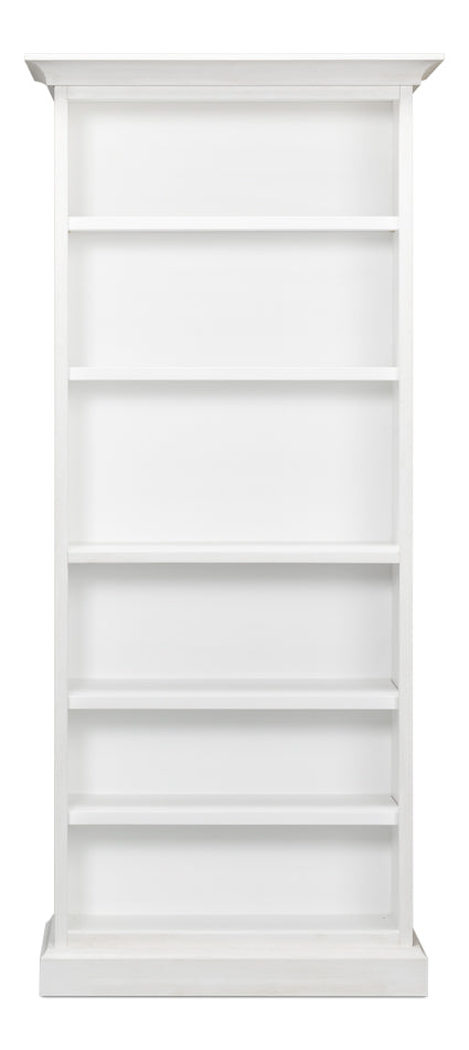 Open Shelf Bookcase Cortina White