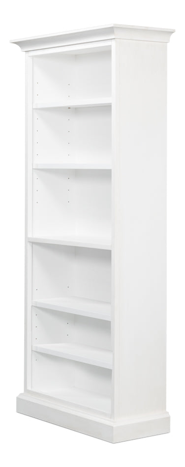 Open Shelf Bookcase Cortina White