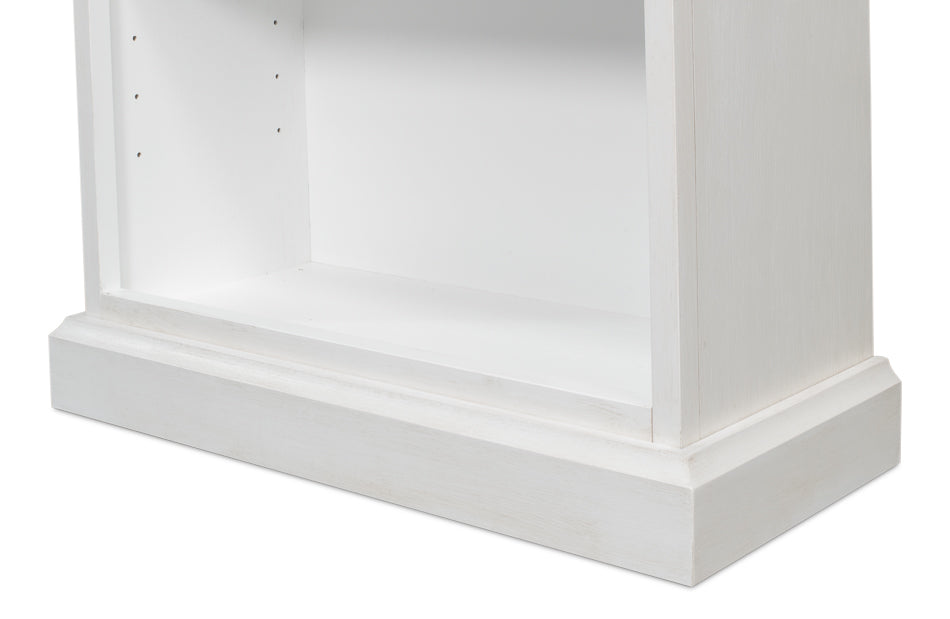 Open Shelf Bookcase Cortina White