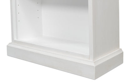 Open Shelf Bookcase Cortina White