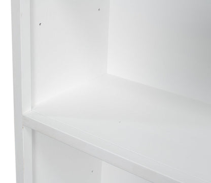 Open Shelf Bookcase Cortina White