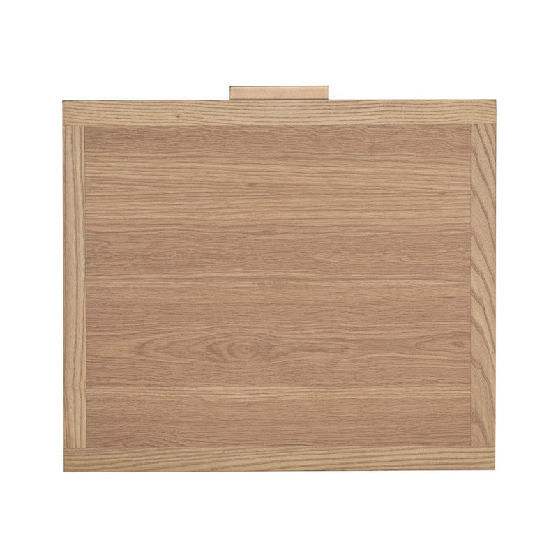 LH Home Rattan Two Drawer Accent Cabinet - Natural Tone Wood
