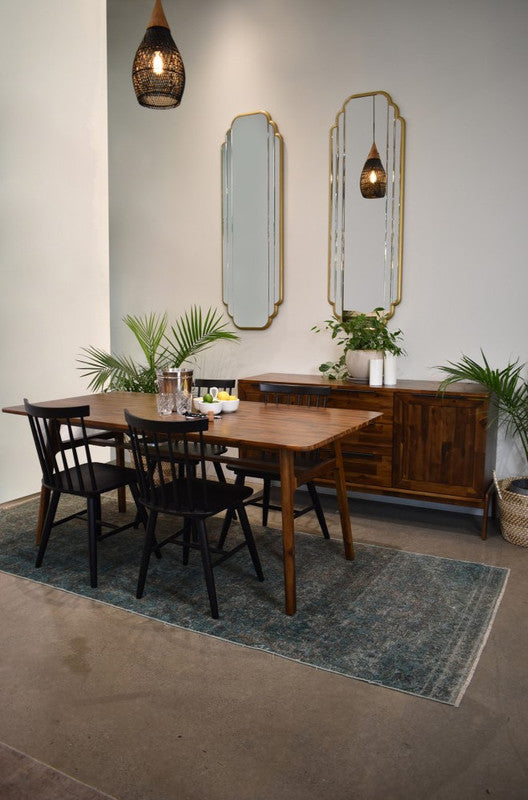 LH Home Remix Solid Wood Dining Table for 6 People