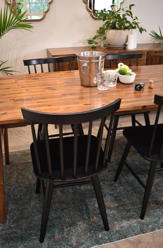 LH Home Remix Solid Wood Dining Table for 6 People