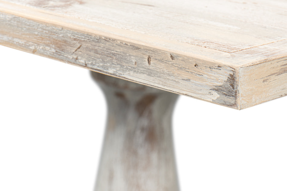 Square Bistro Table Grey Oak