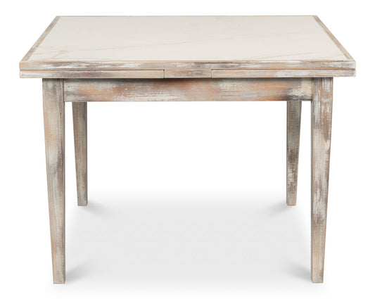 Paolino Square Extendable Dining Table Grey Wash