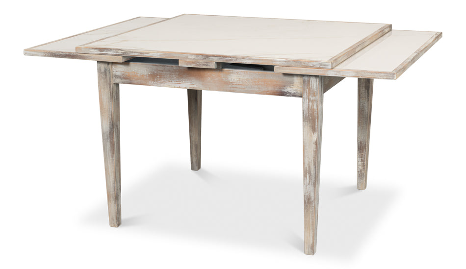 Paolino Square Extendable Dining Table Grey Wash