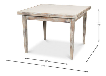 Paolino Square Extendable Dining Table Grey Wash