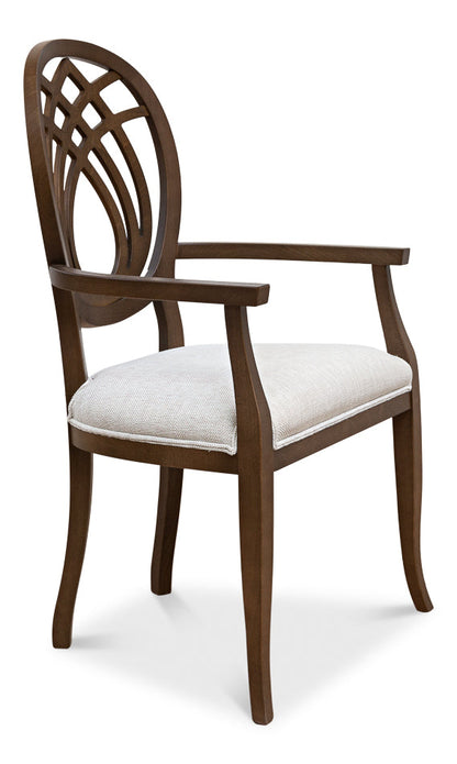 Goccia Arm Chair Driftwood Oatmeal