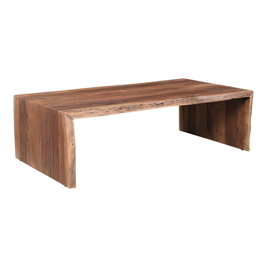  Tyrell Scandinavian Solid Acacia Wood Coffee Table Moe' Home