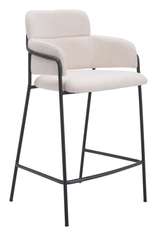 Marcel Counter Stool (Set of 2) Cream