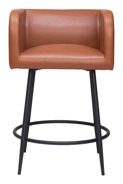 Horbat Counter Stool (Set of 2) Brown