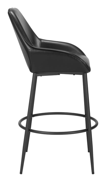 Vila Barstool (Set of 2) Black