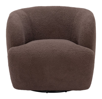 Govan Swivel Chair Brown