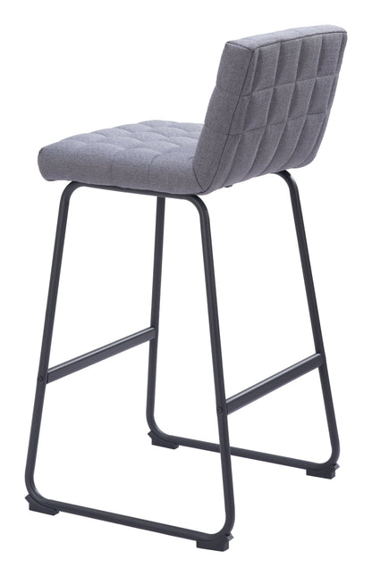 Pago Barstool (Set of 2) Gray