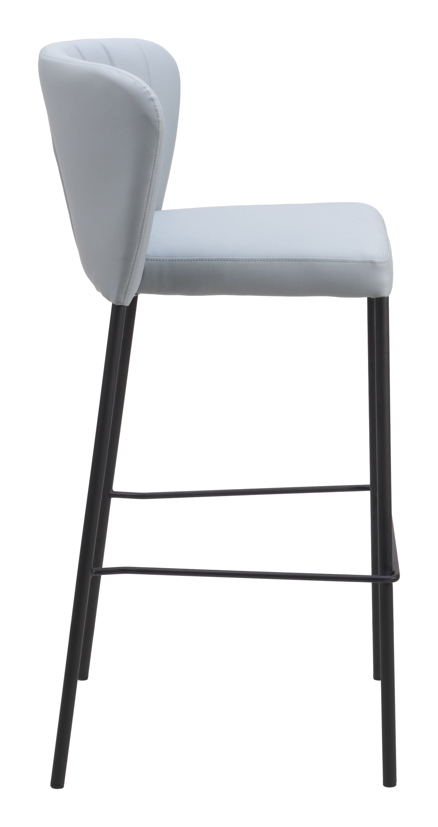 Linz Barstool (Set of 2) Gray