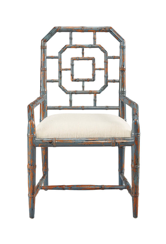 Furniture Classics Lahara Blue Arms Dining Chair 2PC