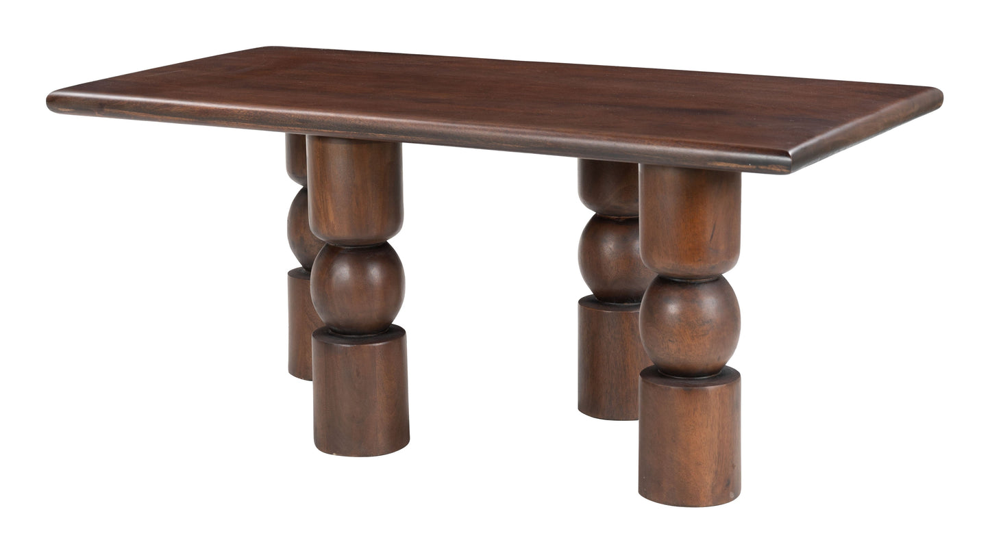 Split Coffee Table Brown