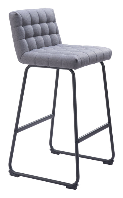 Pago Barstool (Set of 2) Gray