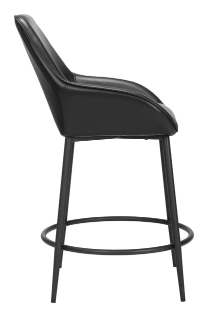 Vila Counter Stool (Set of 2) Black