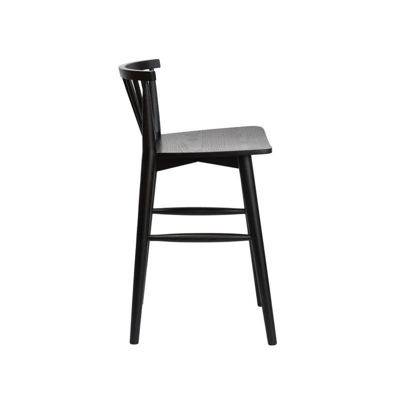 Easton Counter Stool - Black Counter Stools LOOMLAN By LHImports