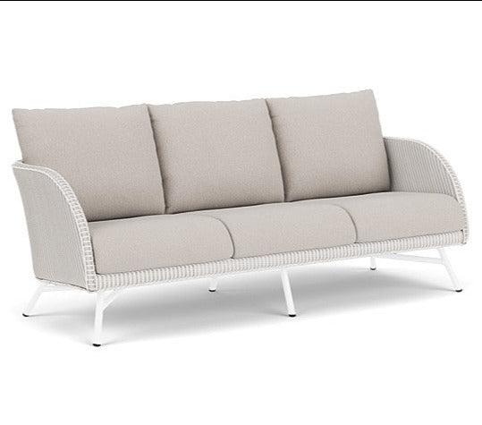 Essence Sofa All Weather Wicker Furniture Made in USA Outdoor Sofas & Loveseats LOOMLAN By Lloyd Flanders