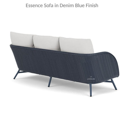 Essence Sofa All Weather Wicker Furniture Made in USA Outdoor Sofas & Loveseats LOOMLAN By Lloyd Flanders