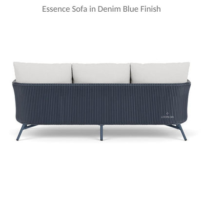 Essence Sofa All Weather Wicker Furniture Made in USA Outdoor Sofas & Loveseats LOOMLAN By Lloyd Flanders