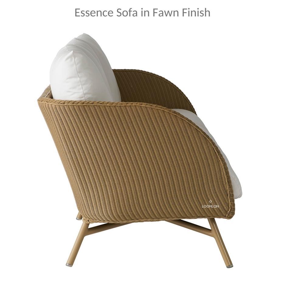 Essence Sofa All Weather Wicker Furniture Made in USA Outdoor Sofas & Loveseats LOOMLAN By Lloyd Flanders