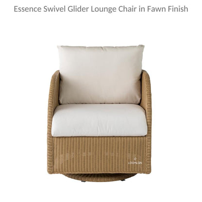 Essence Swivel Glider Lounge Chair Wicker Furniture Outdoor Accent Chairs LOOMLAN By Lloyd Flanders