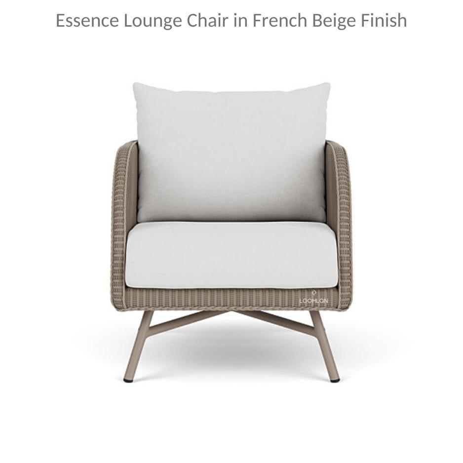 Flanders Essence Outdoor Wicker Loveseat and Chair Set with Tables Outdoor Lounge Sets LOOMLAN By Lloyd Flanders