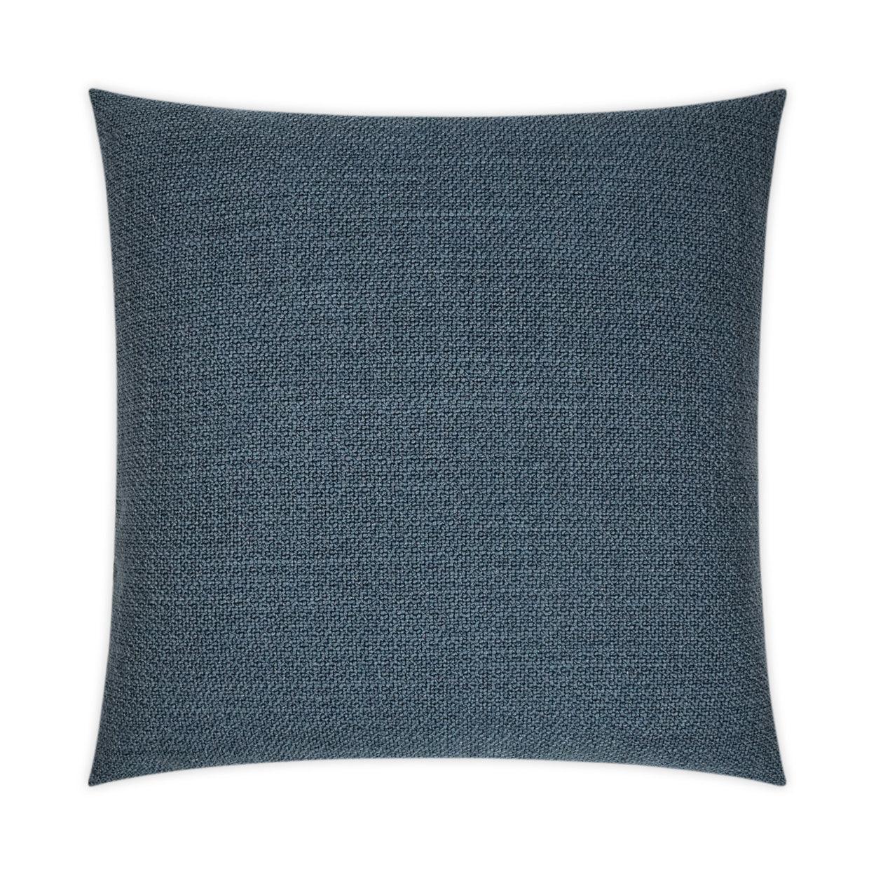 Futura Solid Blue Large Throw Pillow With Insert Throw Pillows LOOMLAN By D.V. Kap