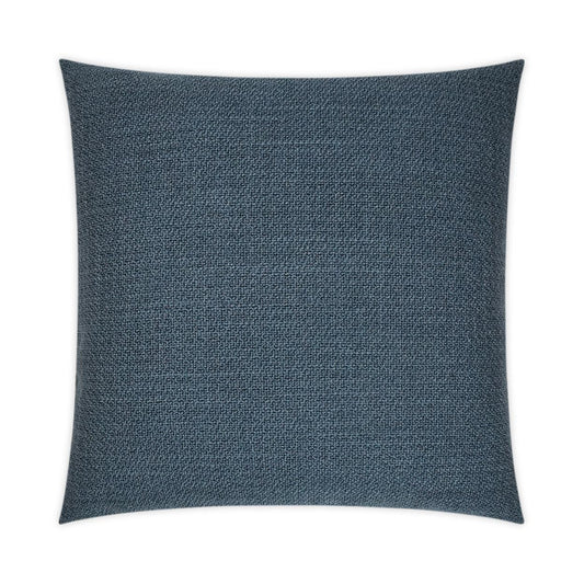 Futura Solid Blue Large Throw Pillow With Insert Throw Pillows LOOMLAN By D.V. Kap