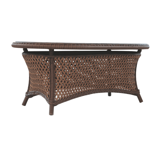 Lloyd Flanders Grand Traverse Outdoor Oval Cocktail Table