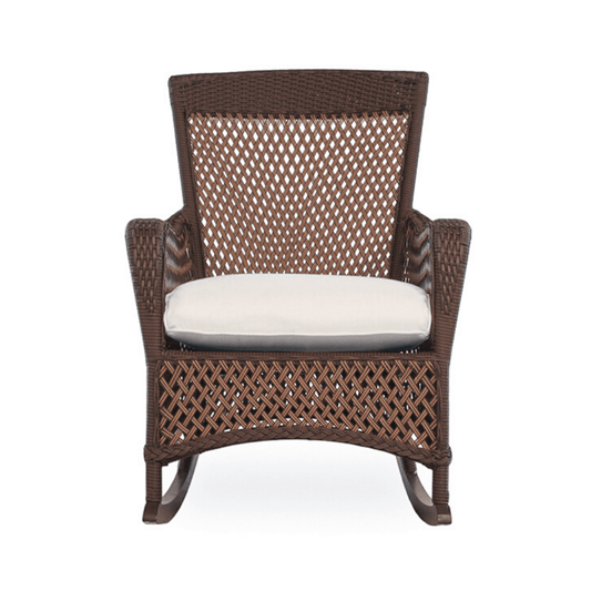 Lloyd Flanders Grand Traverse Porch Rocker Sunbrella Cushions