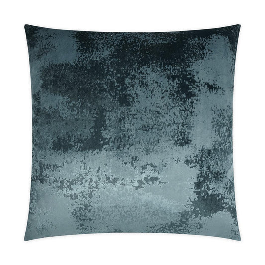 Grated Pacific Solid Blue Turquoise Teal Large Throw Pillow With Insert Throw Pillows LOOMLAN By D.V. Kap