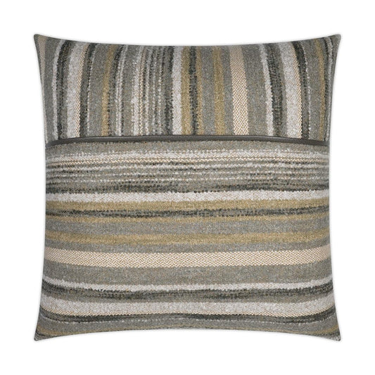 Grena Western Chic Grey Tan Taupe Large Throw Pillow With Insert Throw Pillows LOOMLAN By D.V. Kap