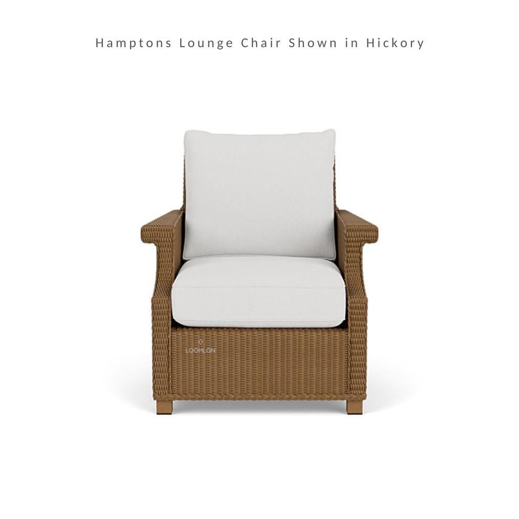 Hamptons Outdoor Wicker 2 Lounge Chair Set With Ottomans Outdoor Lounge Sets LOOMLAN By Lloyd Flanders