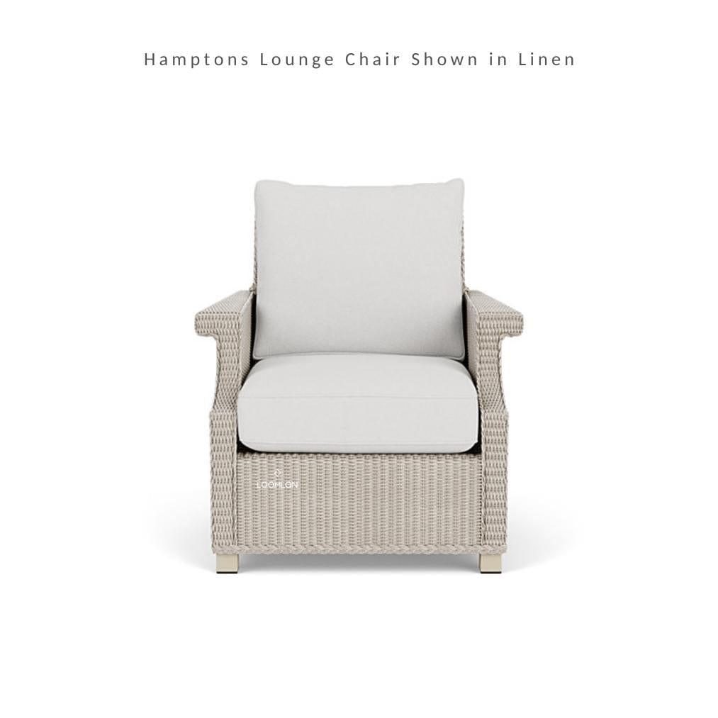 Hamptons Outdoor Wicker 2 Lounge Chair Set With Ottomans Outdoor Lounge Sets LOOMLAN By Lloyd Flanders