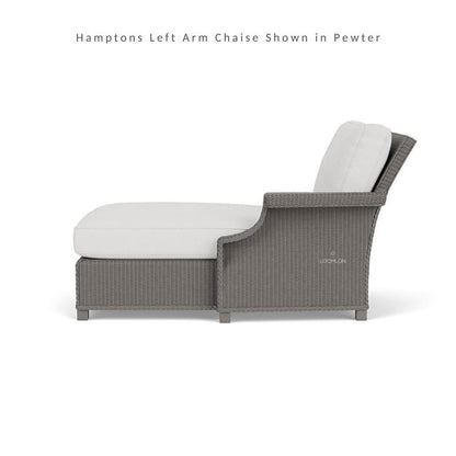 Hamptons Outdoor Wicker L-Shaped Sectional With Side Table Outdoor Lounge Sets LOOMLAN By Lloyd Flanders