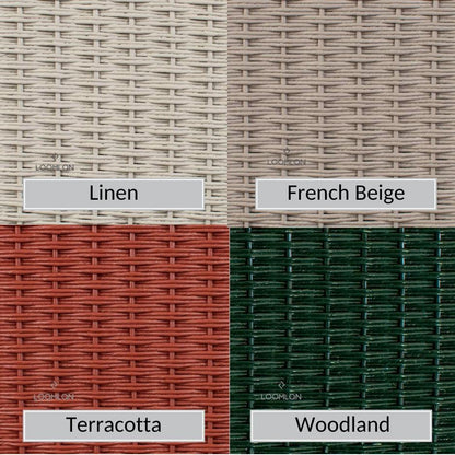 Hamptons Wedge Corner Sectional Wicker Outdoor Furniture Outdoor Modulars LOOMLAN By Lloyd Flanders