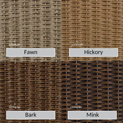 Hamptons Wedge Corner Sectional Wicker Outdoor Furniture Outdoor Modulars LOOMLAN By Lloyd Flanders