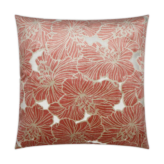 D.V. Kap Irinia Punch Floral Coral Large Throw Pillow Insert