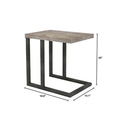 Irondale Laptop Table Side Tables LOOMLAN By LHImports