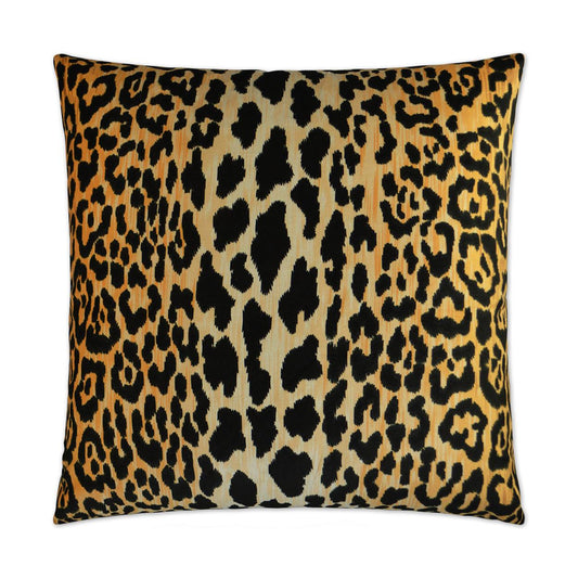 Jamil Animal Orange Brown Large Throw Pillow With Insert Throw Pillows LOOMLAN By D.V. Kap