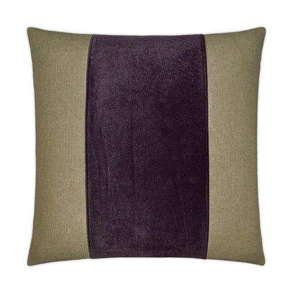 Jefferson Amethyst Band Purple Large Throw Pillow With Insert Throw Pillows LOOMLAN By D.V. Kap